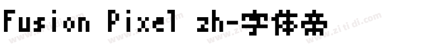 Fusion Pixel zh字体转换